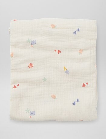 Lot de 3 langes - 2 de 60 x 60 et 1 de 100 x 120 cm