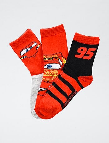 Lot de 3 paires de chaussette 'Disney' 'Cars'