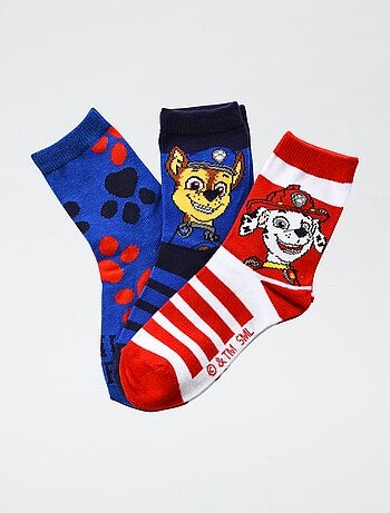 Lot de 3 paires de chaussette 'Pat patrouille' en coton