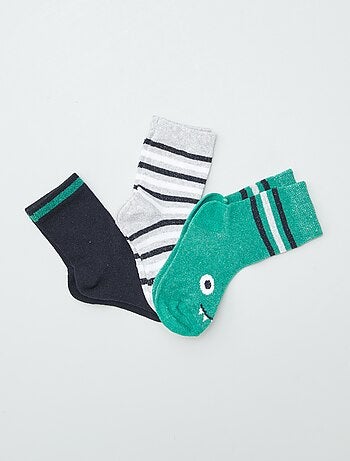 Lot de 3 paires de chaussettes colorées