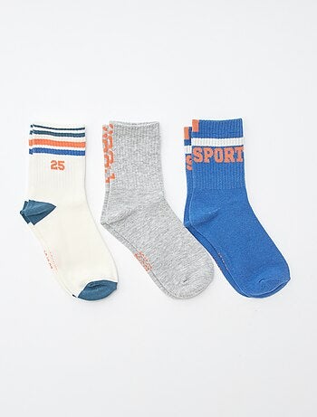 Lot de 3 paires de chaussettes de tennis