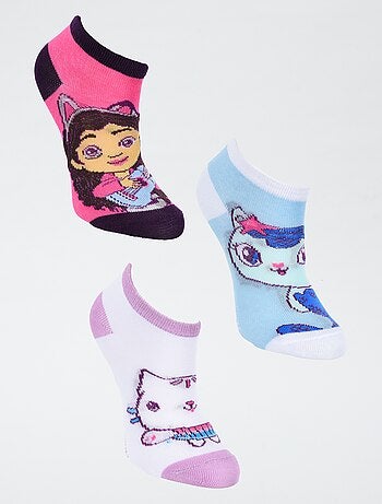 Lot de 3 paires de chaussettes 'Gabby et la maison magique'