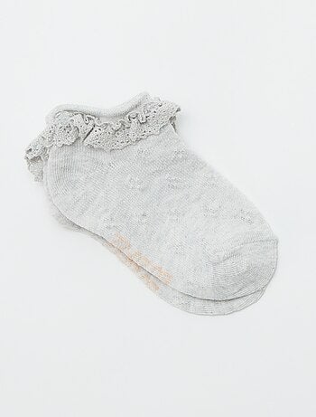 Lot de 3 paires de chaussettes volantées