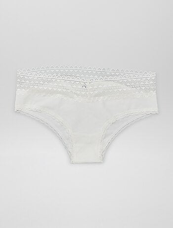 Lot de 3 shorties avec dentelle