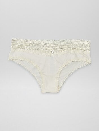 Lot de 3 shorties avec dentelle