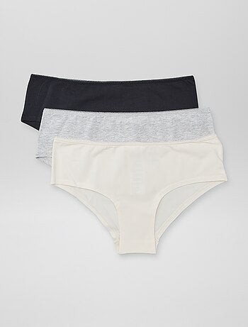 Lot de 3 shorties en coton