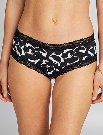 Lot de 3 shortys en microfibre imprimé