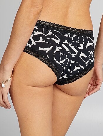 Lot de 3 shortys en microfibre imprimé