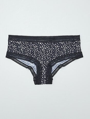 Lot de 3 shortys en microfibre imprimé