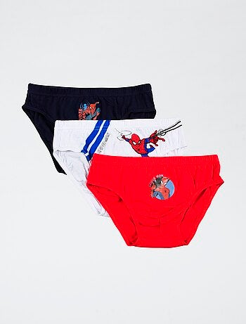 Lot de 3 slips 'Marvel' Spiderman' en coton