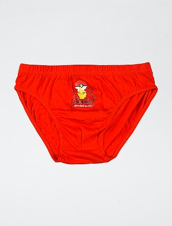 Lot de 3 slips 'Pokémon' en coton