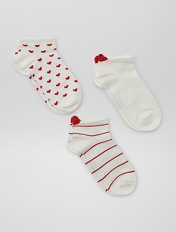 Lot de 3 socquettes
