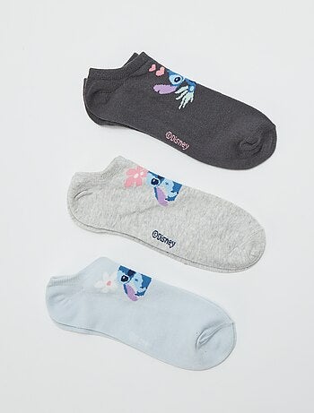 Lot de 3 socquettes 'Stitch'