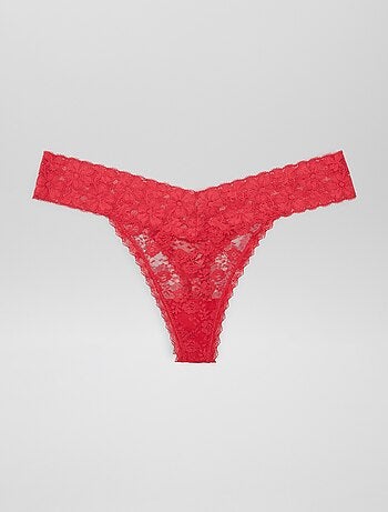 Lot de 3 strings dentelle