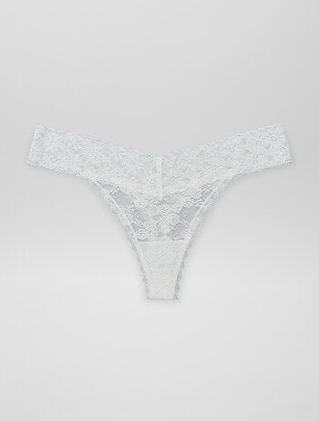 Lot de 3 strings dentelle