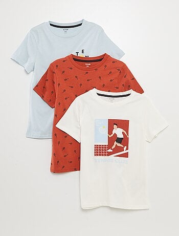 Lot de 3 t-shirts à manches courtes