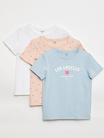 Lot de 3 t-shirts à manches courtes