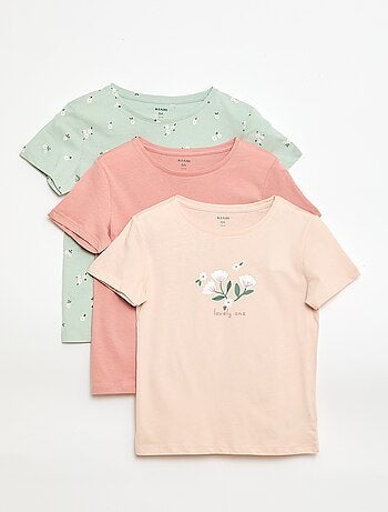 Lot de 3 t-shirts à manches courtes