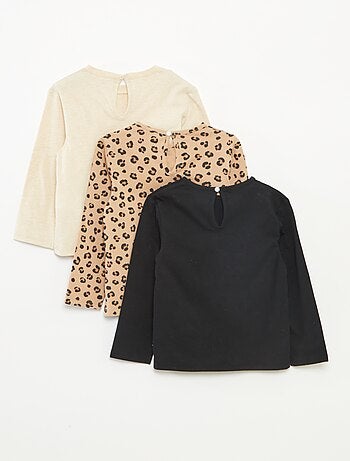 Lot de 3 t-shirts à manches longues