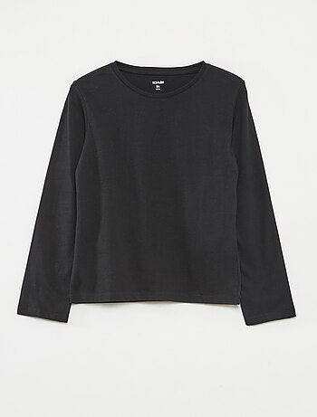 Lot de 3 t-shirts à manches longues et col rond