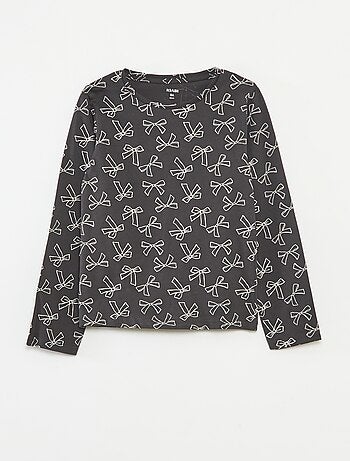 Lot de 3 t-shirts à manches longues et col rond