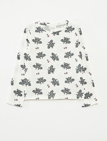 Lot de 3 t-shirts à manches longues et col rond