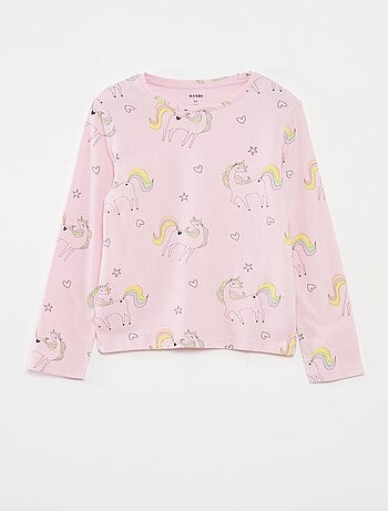 Lot de 3 t-shirts à manches longues et col rond