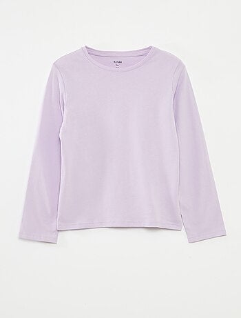 Lot de 3 t-shirts à manches longues et col rond