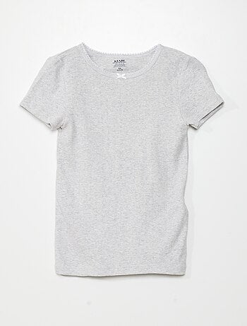 Lot de 3 t-shirts en maille pointelle