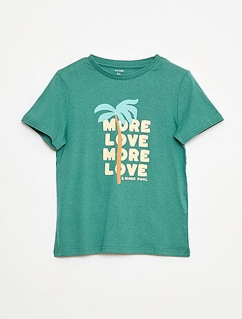 Lot de 3 tee-shirts style 'palmier'