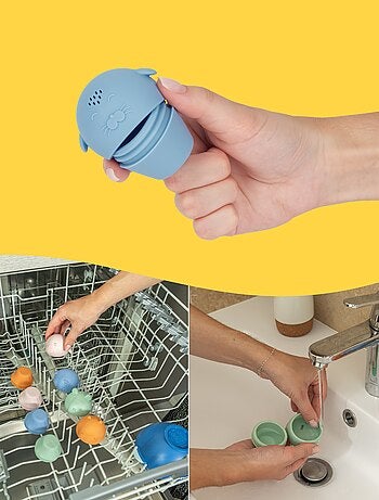 Lot de 4 aspergeurs pour le bain