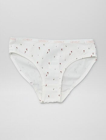 Lot de 4 culottes imprimées