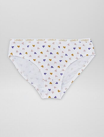 Lot de 4 culottes imprimées