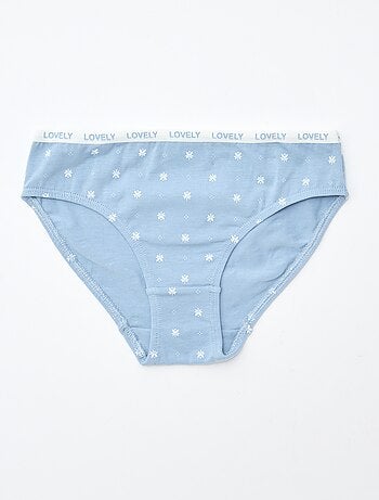 Lot de 4 culottes imprimées