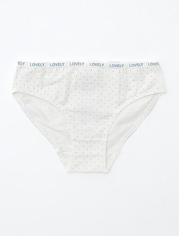 Lot de 4 culottes imprimées