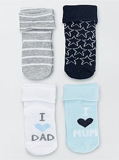 Chaussettes Bebe Garcon Pas Cheres Unies Ou Imprimees Mode Bebe Garcon Bebe Taille 6 12m Kiabi