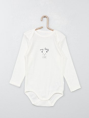 Fille 0-36 mois - Lot de 5 bodies - Kiabi