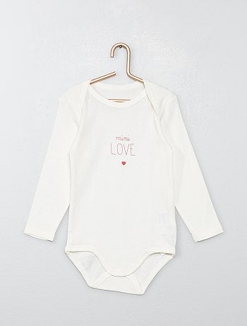 Fille 0-36 mois - Lot de 5 bodies - Kiabi