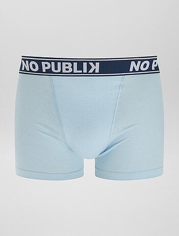 Lot de 5 boxers unis 'No Publik'