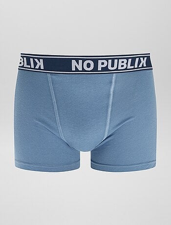Lot de 5 boxers unis 'No Publik'
