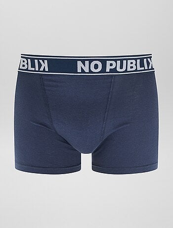 Lot de 5 boxers unis 'No Publik'