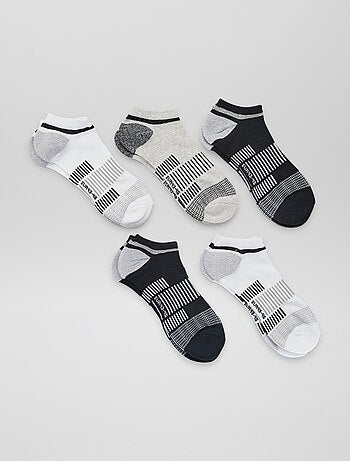 Lot de 5 chaussettes de sport invisibles