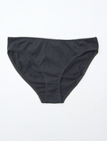 Lot de 5 culottes coton uni