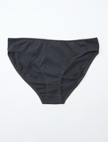 Lot de 5 culottes coton uni