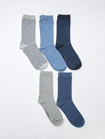 Lot de 5 paires de chaussettes fantaisies