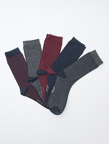 Lot de 5 paires de chaussettes fantaisies