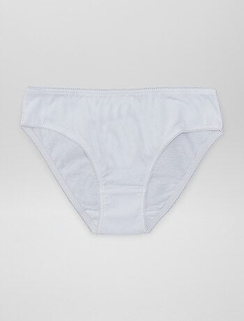 Lot de 7 culottes unies