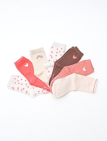 Lot de 7 paires de chaussettes mi-hauteur