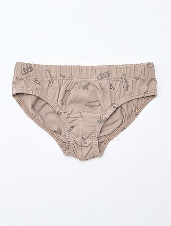 Lot de 7 slips imprimés