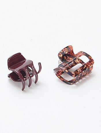 Lot de de 2 petites pinces à cheveux